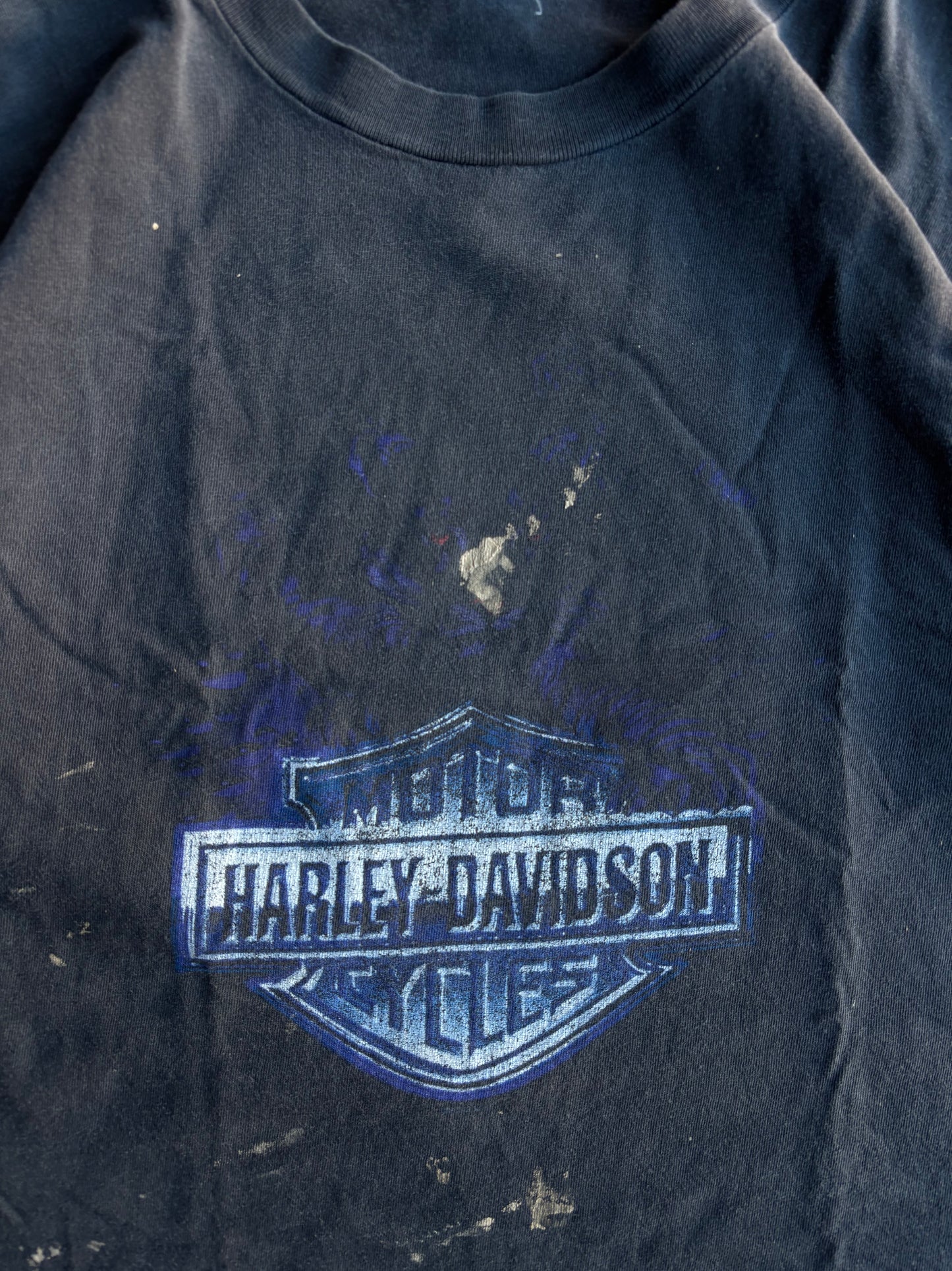 Faded Harley Davidson Shirt - L
