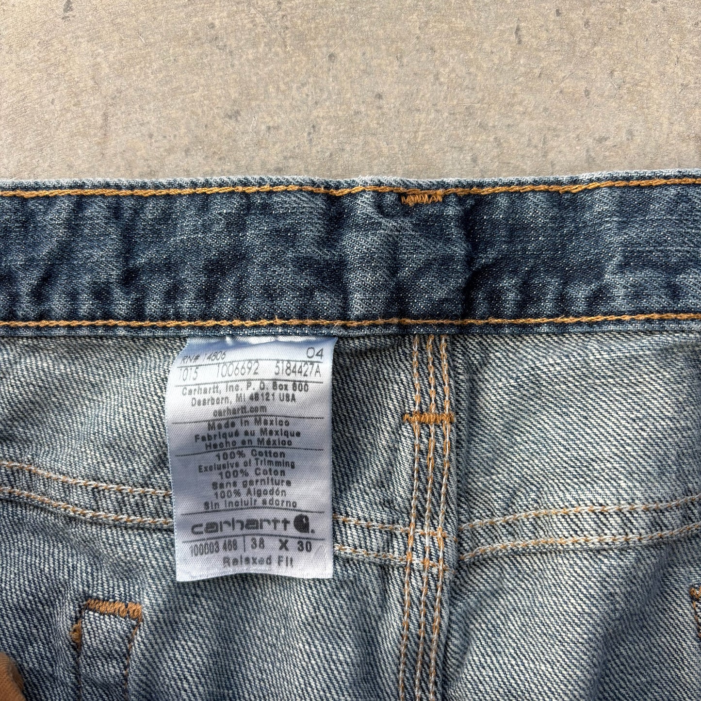 Carhartt Jeans 38x29”