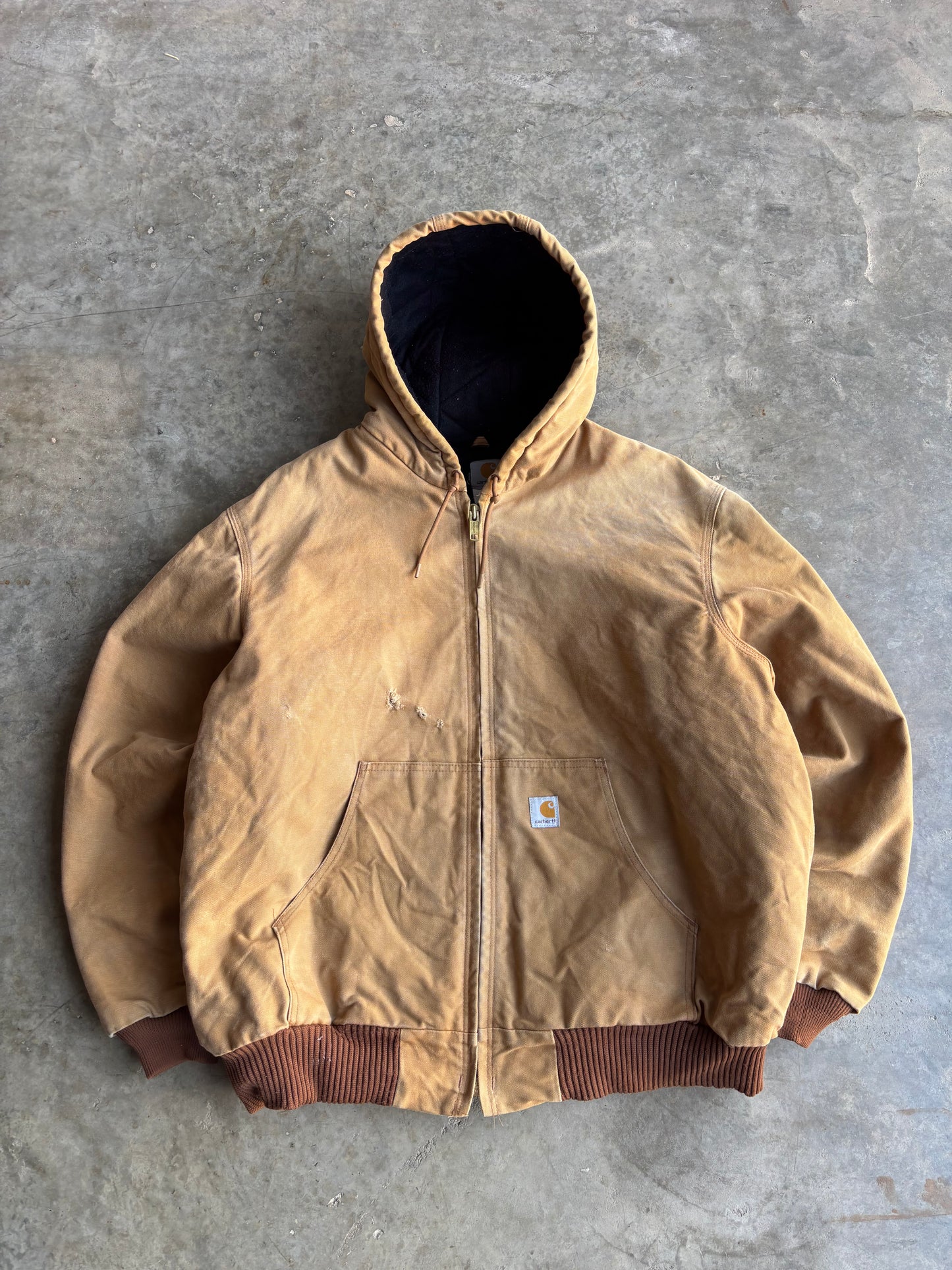 Carhartt Tan Hooded Jacket - XL