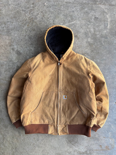 Carhartt Tan Hooded Jacket - L