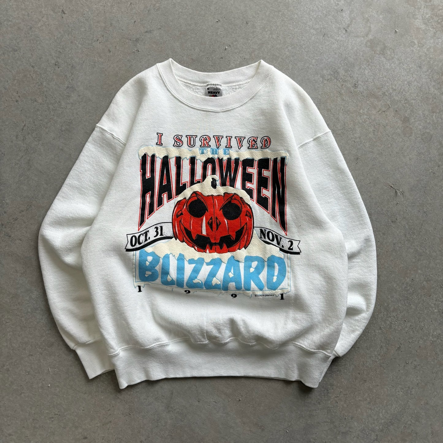 Halloween Pumpkin Crewneck - M