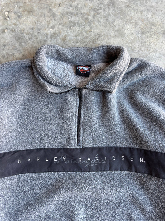Harley Davidson Fleece Quarter Zip - XL