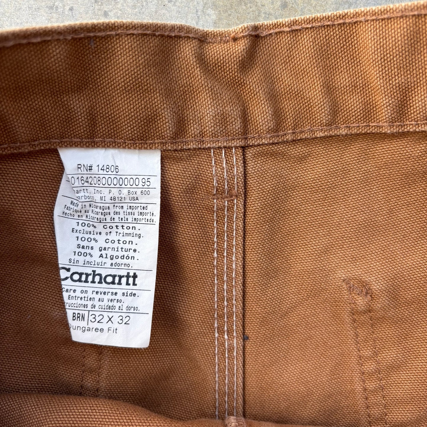 Carhartt Carpenter Pants 32x32”