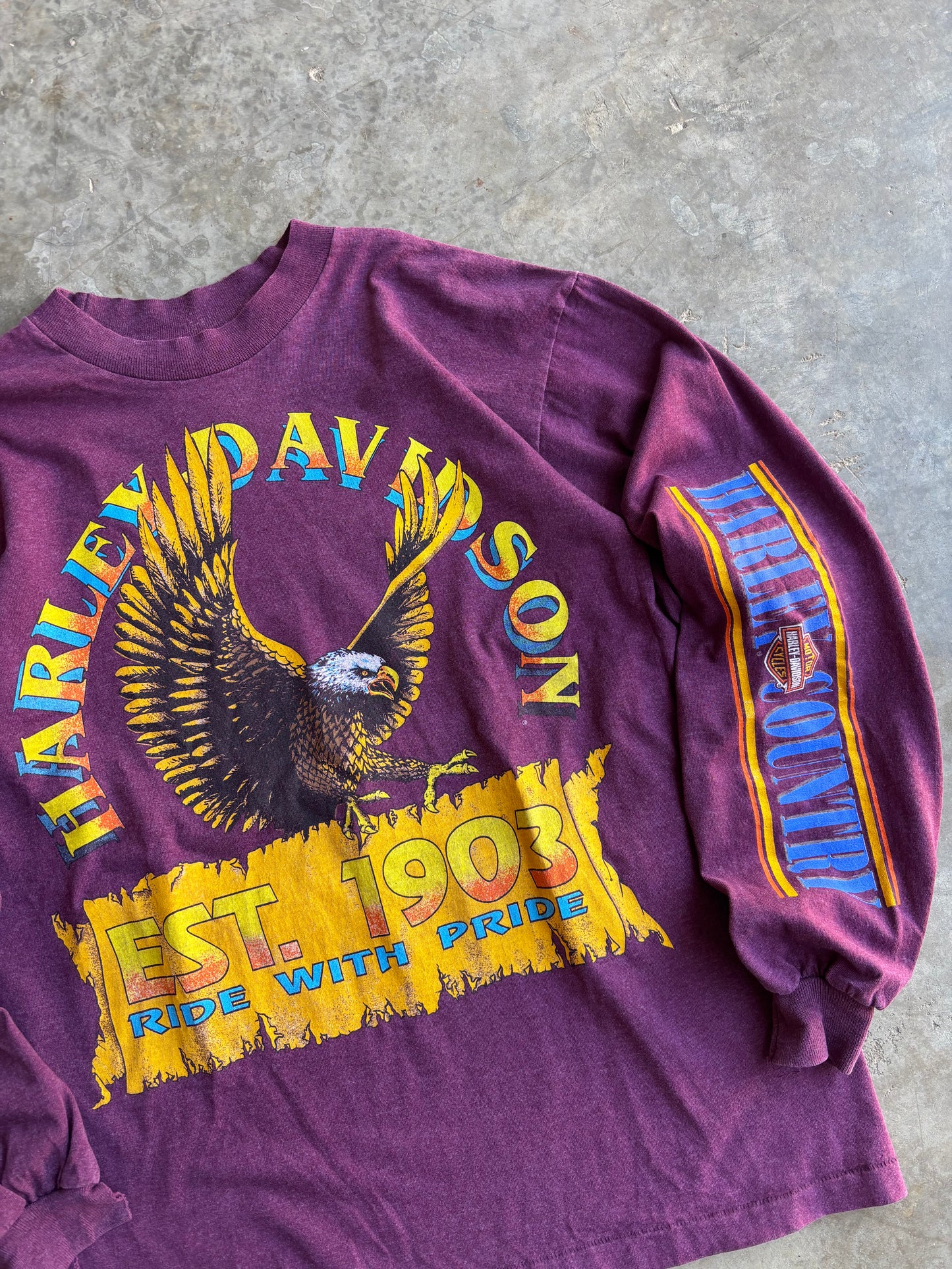 Harley Davidson Long Sleeve Shirt - M