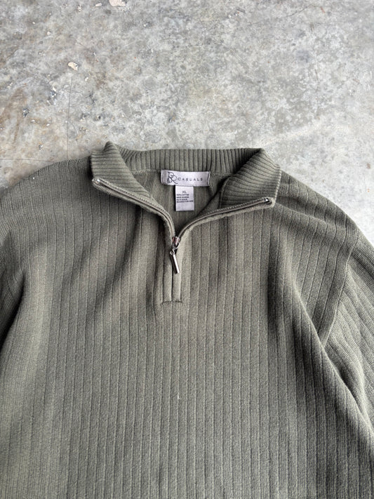 R&R Causals Quarter Zip - XL