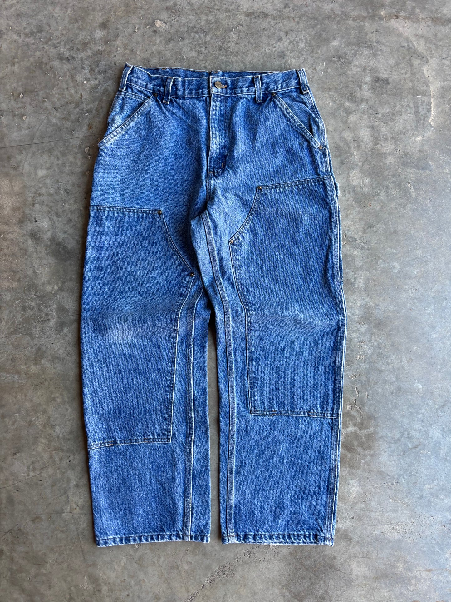 Denim Carhartt Double Knee Jeans - 34x30"