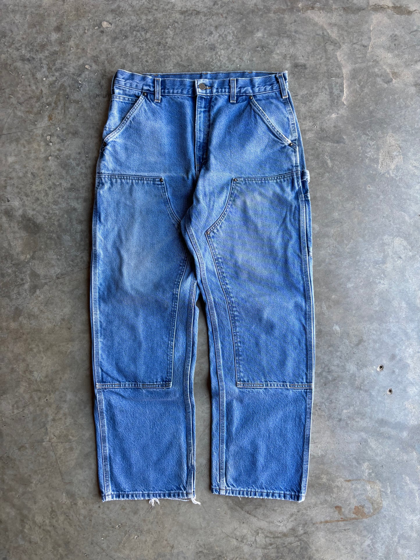 Denim Carhartt Double Knee Jeans - 34x32"
