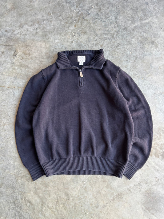 St. Johns Bay Quarter Zip Sweater - XL