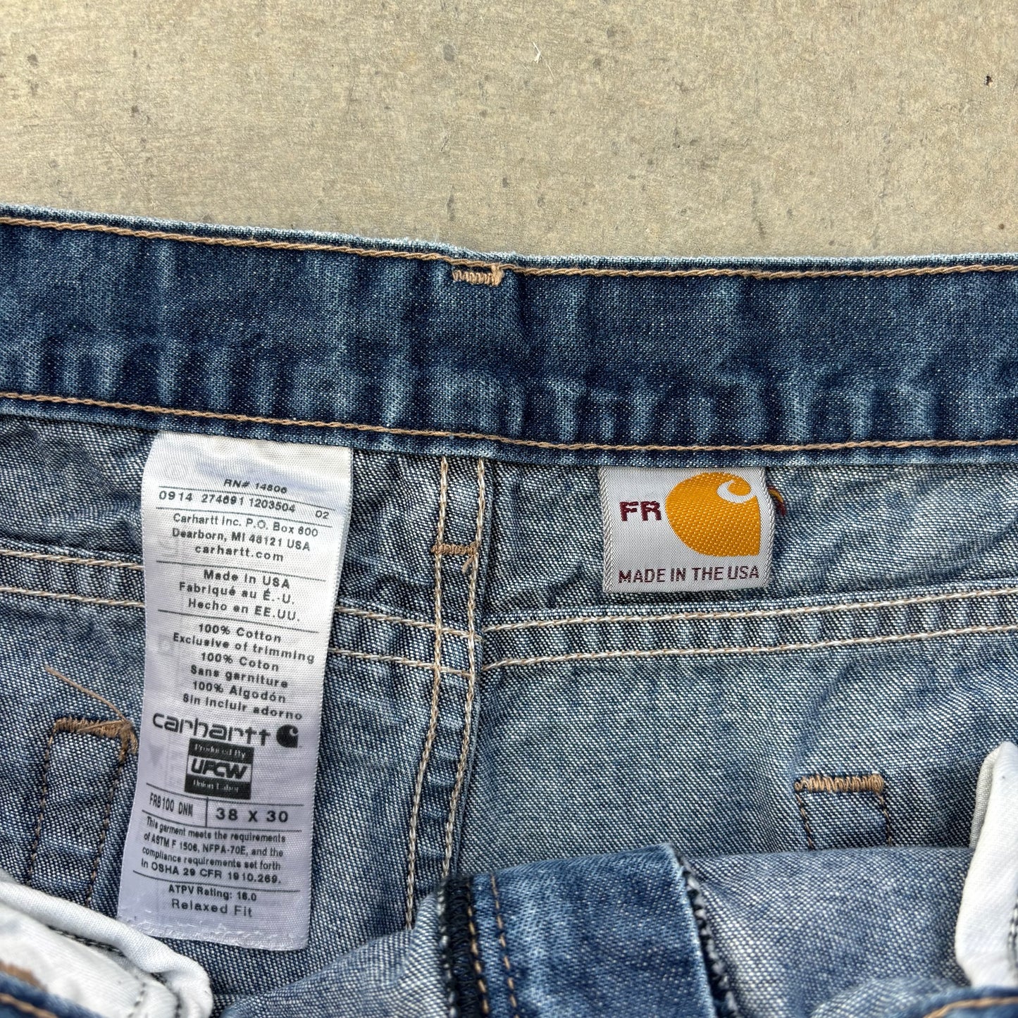 Carhartt Jeans FR 38x26”