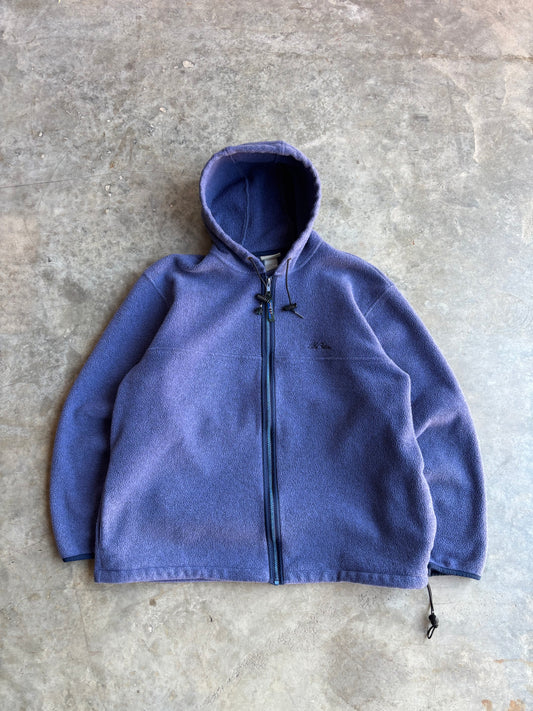 L.L. Bean Fleece Zip Up Hoodie - L