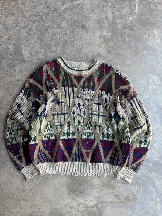 Abstract Sweater - M