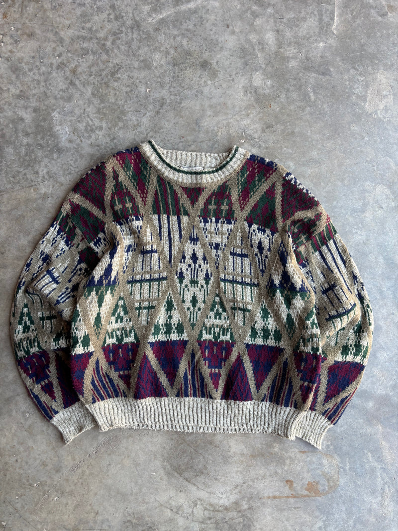 Abstract Sweater - M