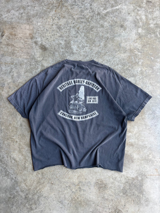 Cropped Harley Davidson Shirt - XL