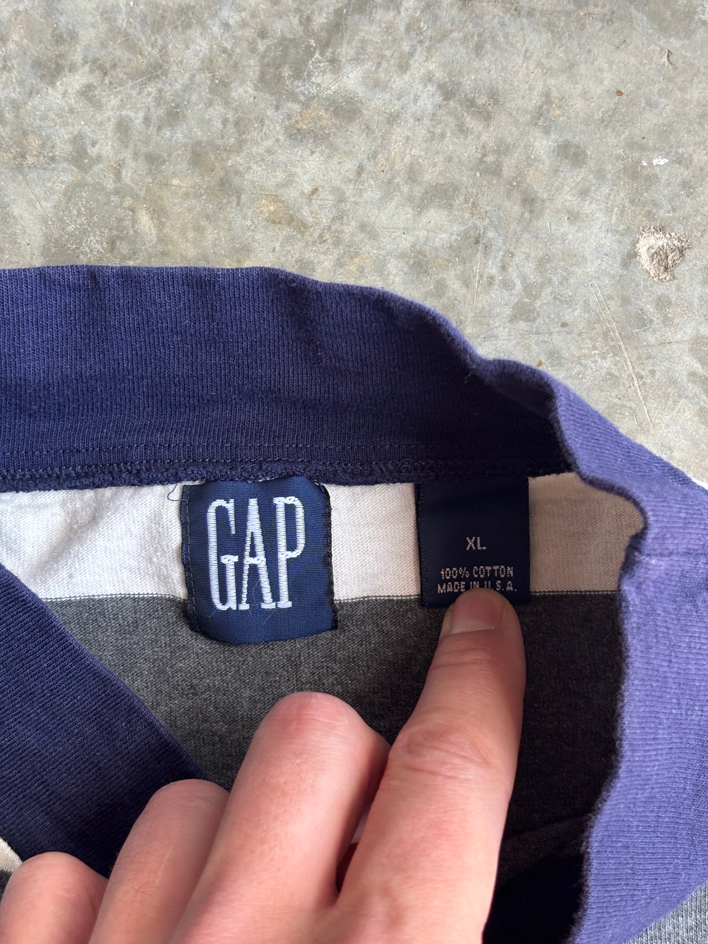 GAP Rugby Long Sleeve Shirt - XL