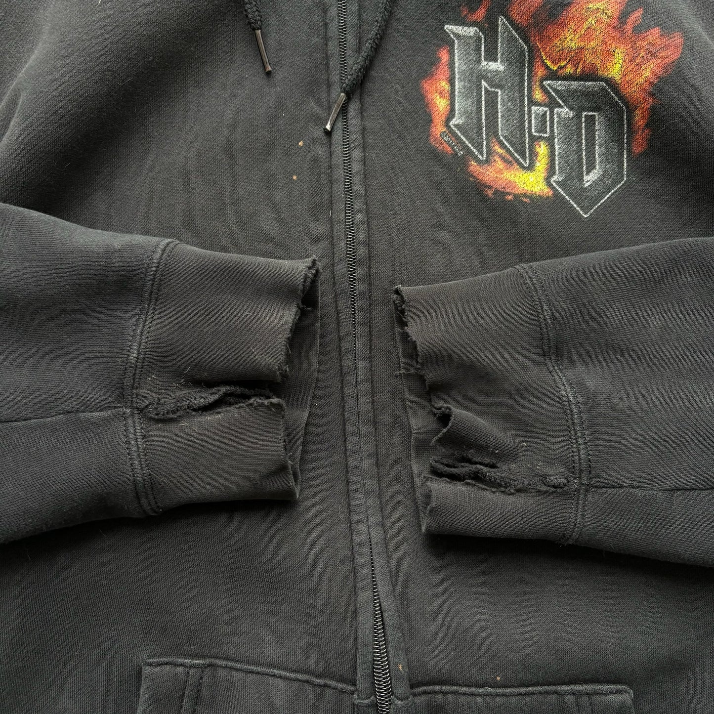 Harley Davidson Zip Up Hoodie - XXL