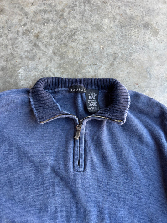 George Quarter Zip Sweater - XL