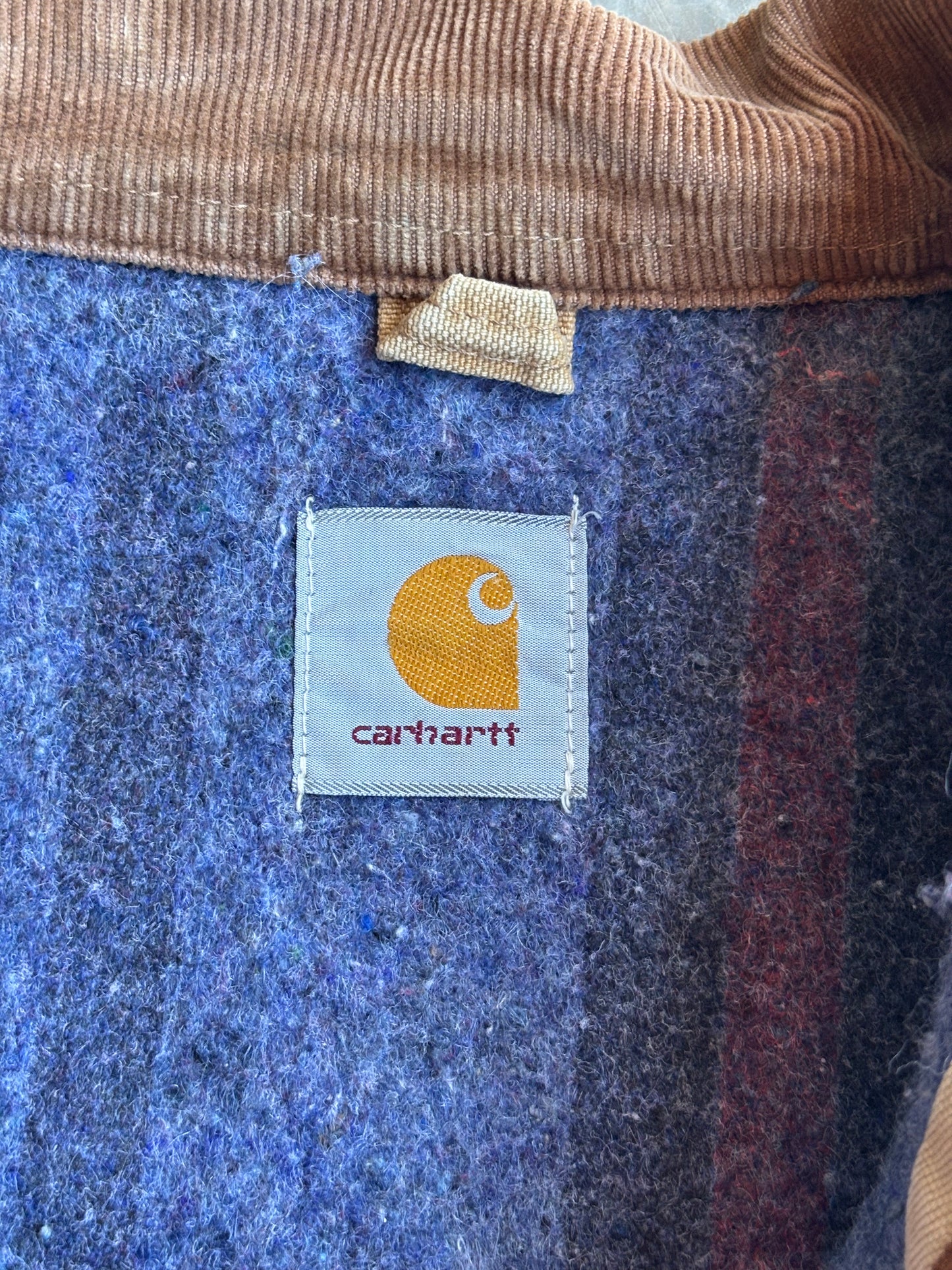 Tan Carhartt Faded Detroit Jacket - XL
