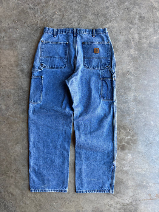 Denim Carhartt Double Knee Jeans - 34x30"