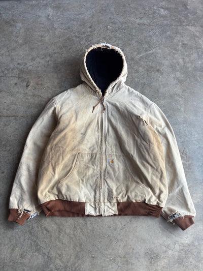 Tan Carhartt Hooded Jacket - XXL