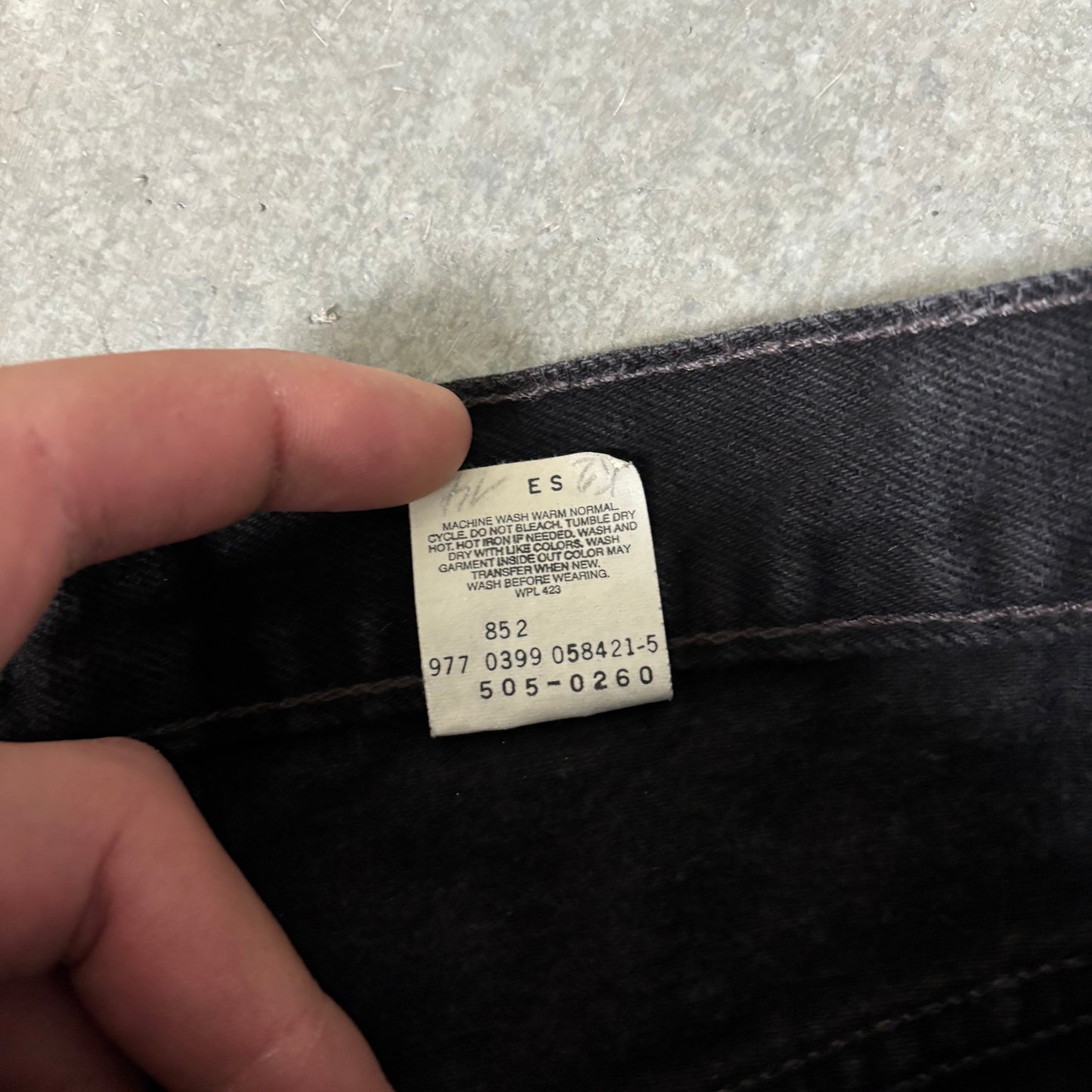 Levi’s 505 Jeans 33x34”