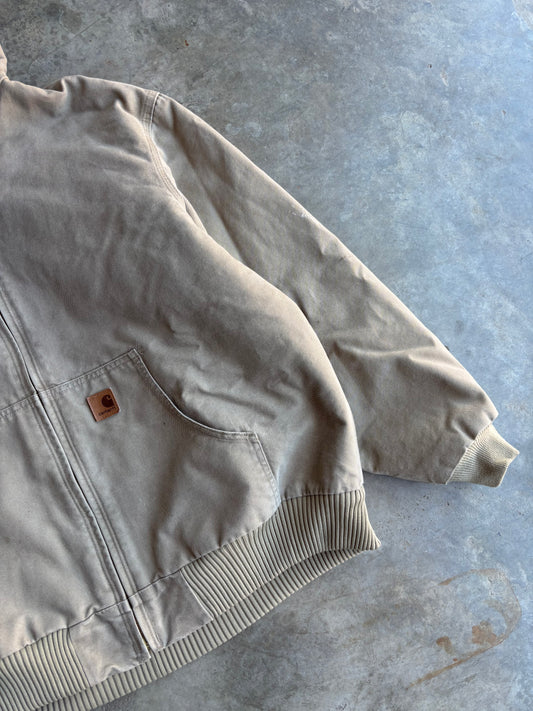 Cement Carhartt Hooded Jacket - XL