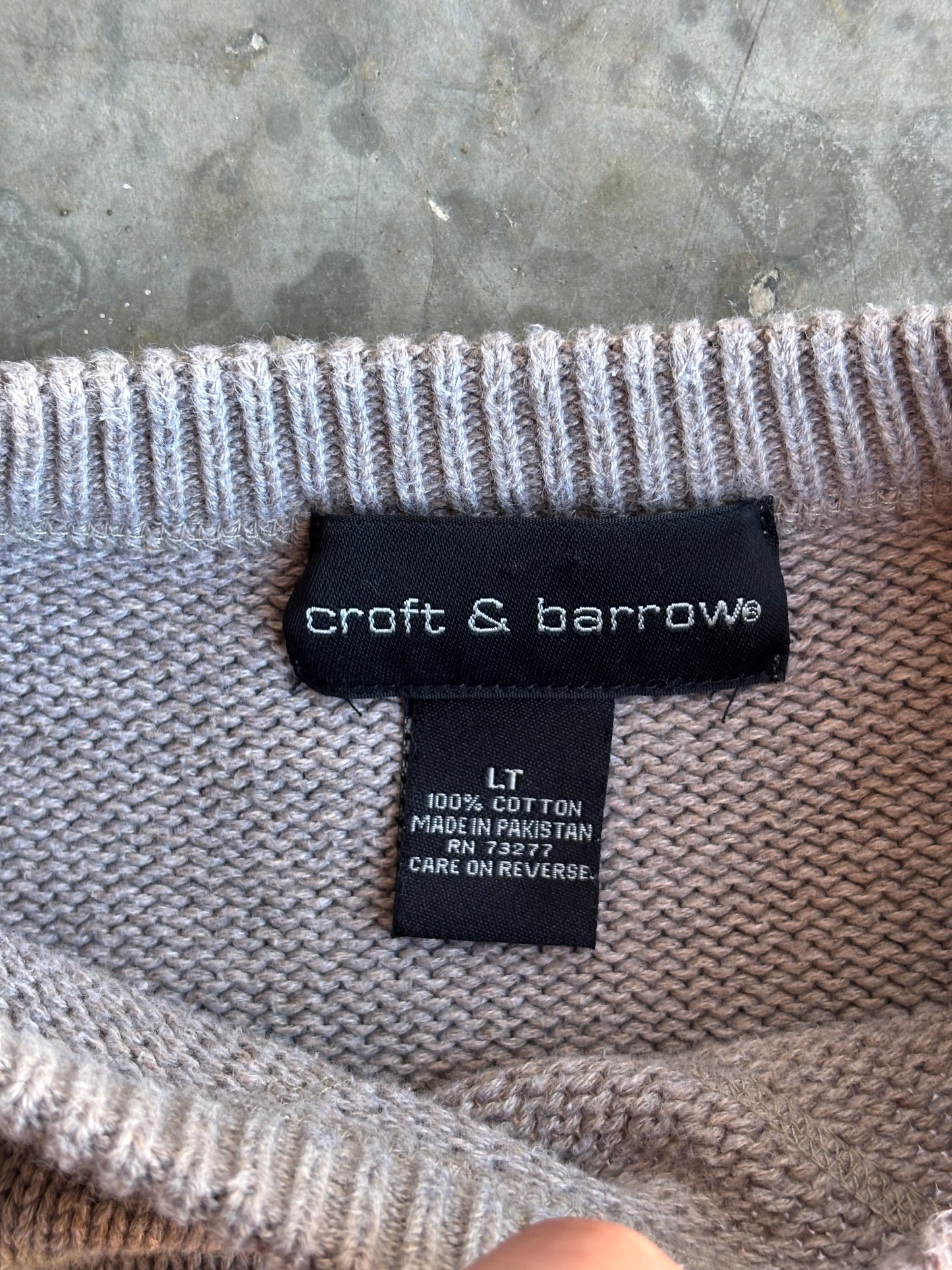 Croft & Barrow Sweater - L Tall