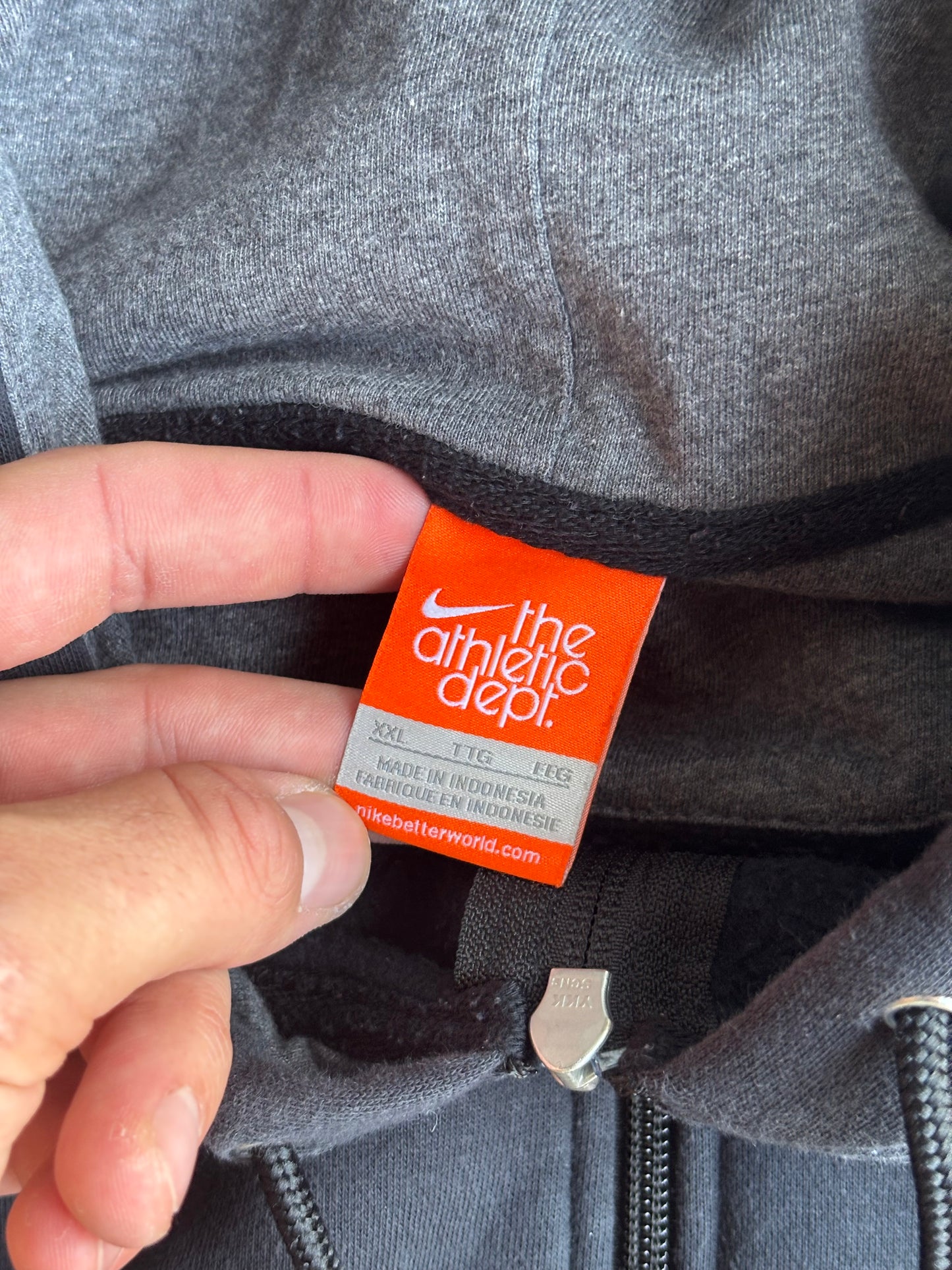 Black Nike Zip Up - XXL