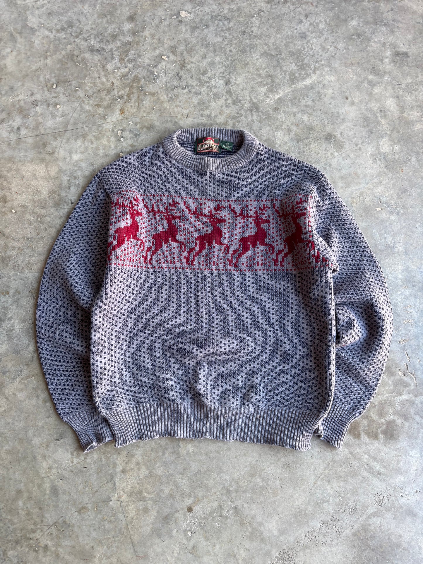 Greatland Sportswear Deer Sweater - M
