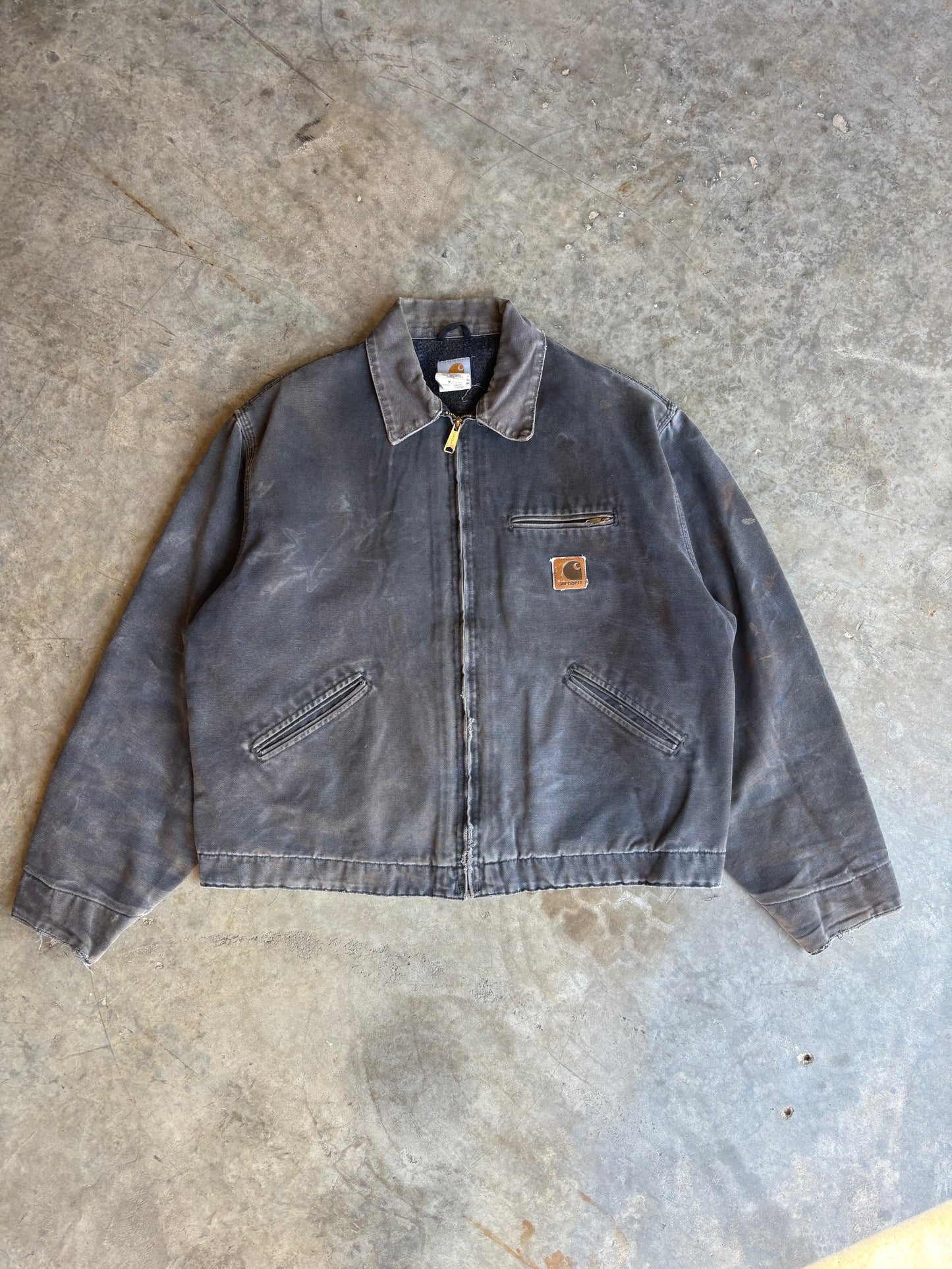 Petrol Carhartt Faded Detroit Jacket - XL