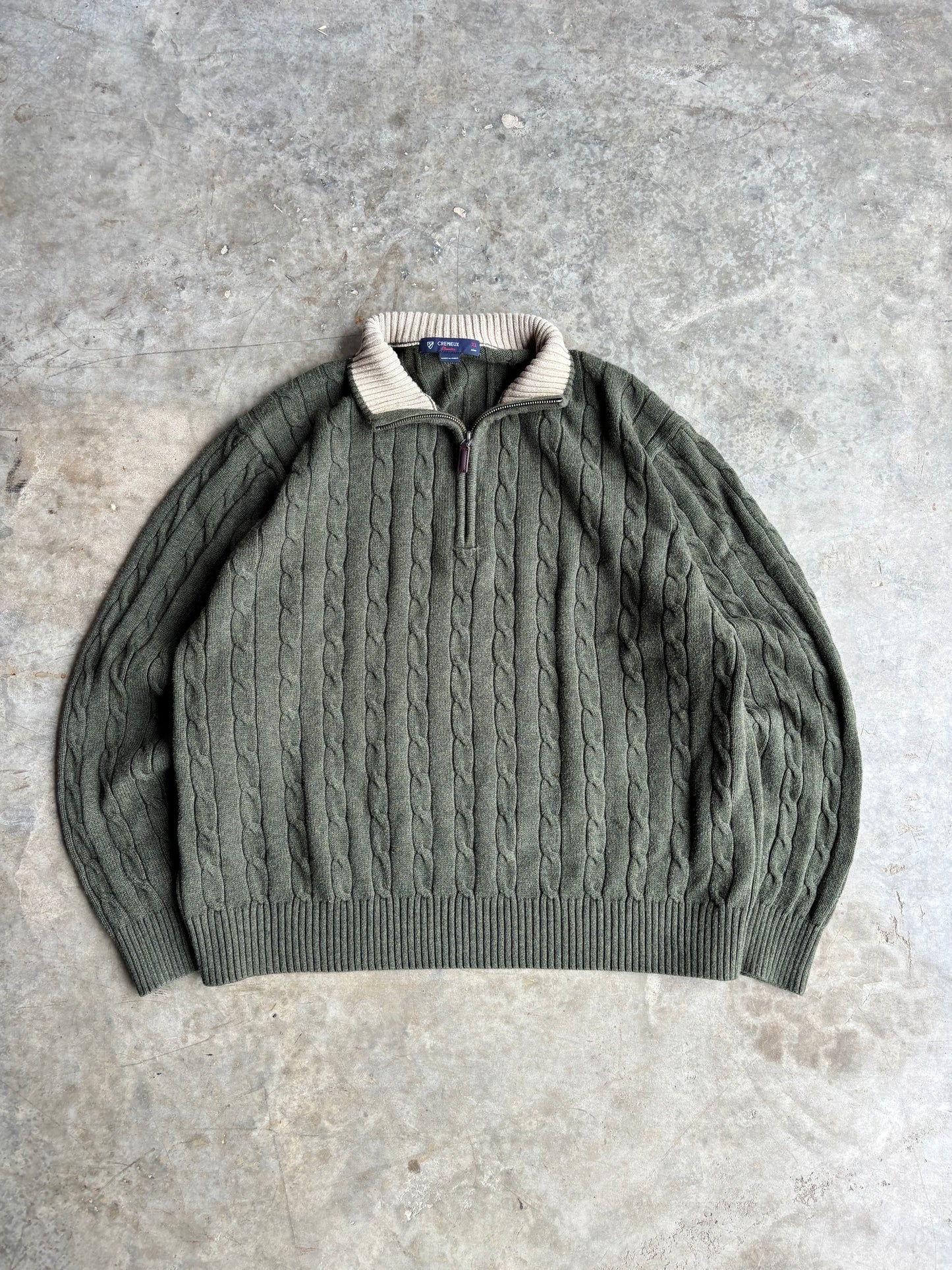 Cremieux Quarter Zip Sweater - XL