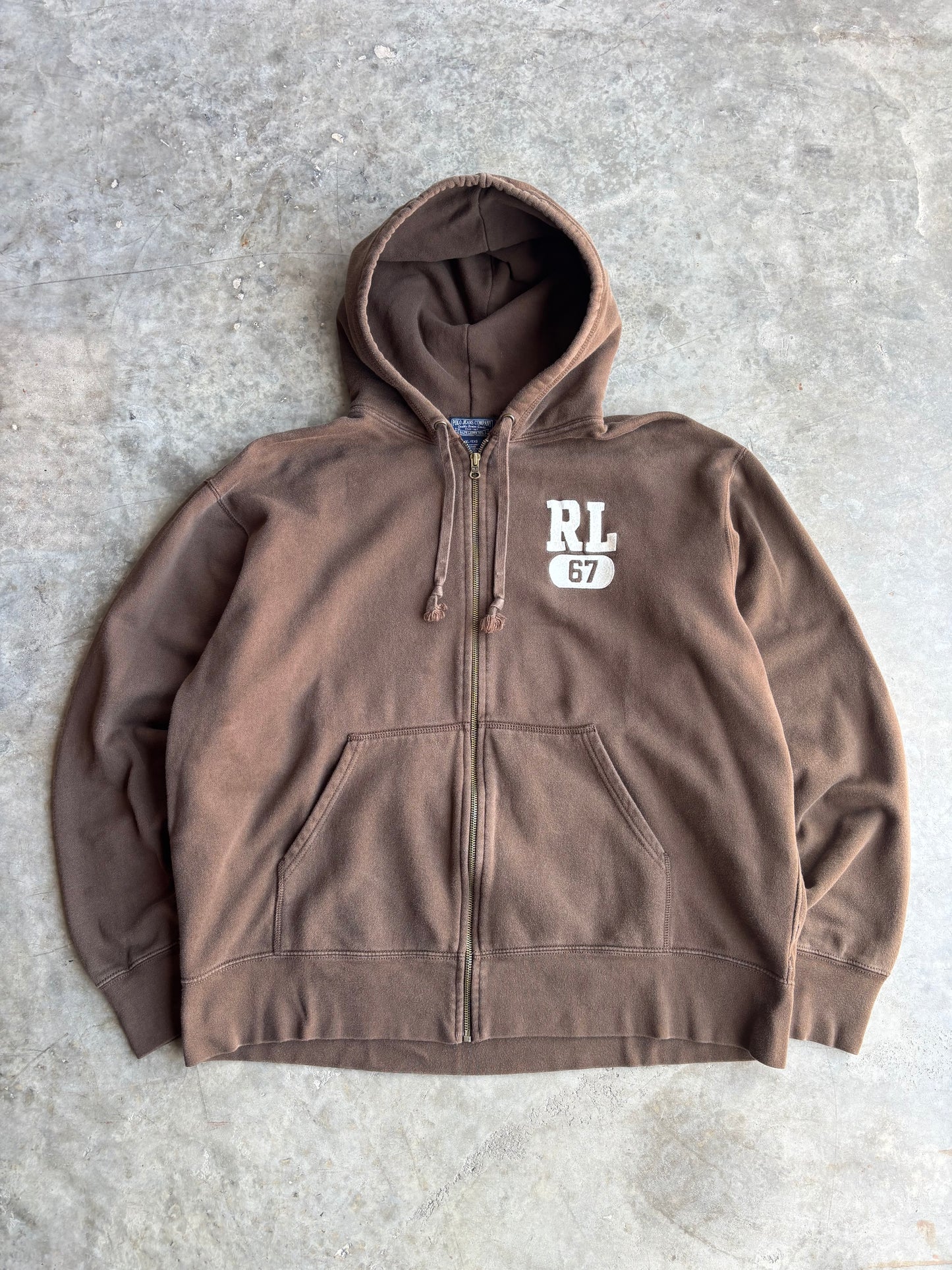 Polo Ralph Lauren Zip Up Hoodie - L