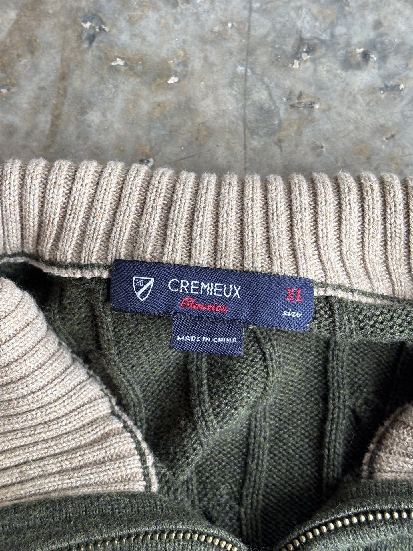 Cremieux Quarter Zip Sweater - XL