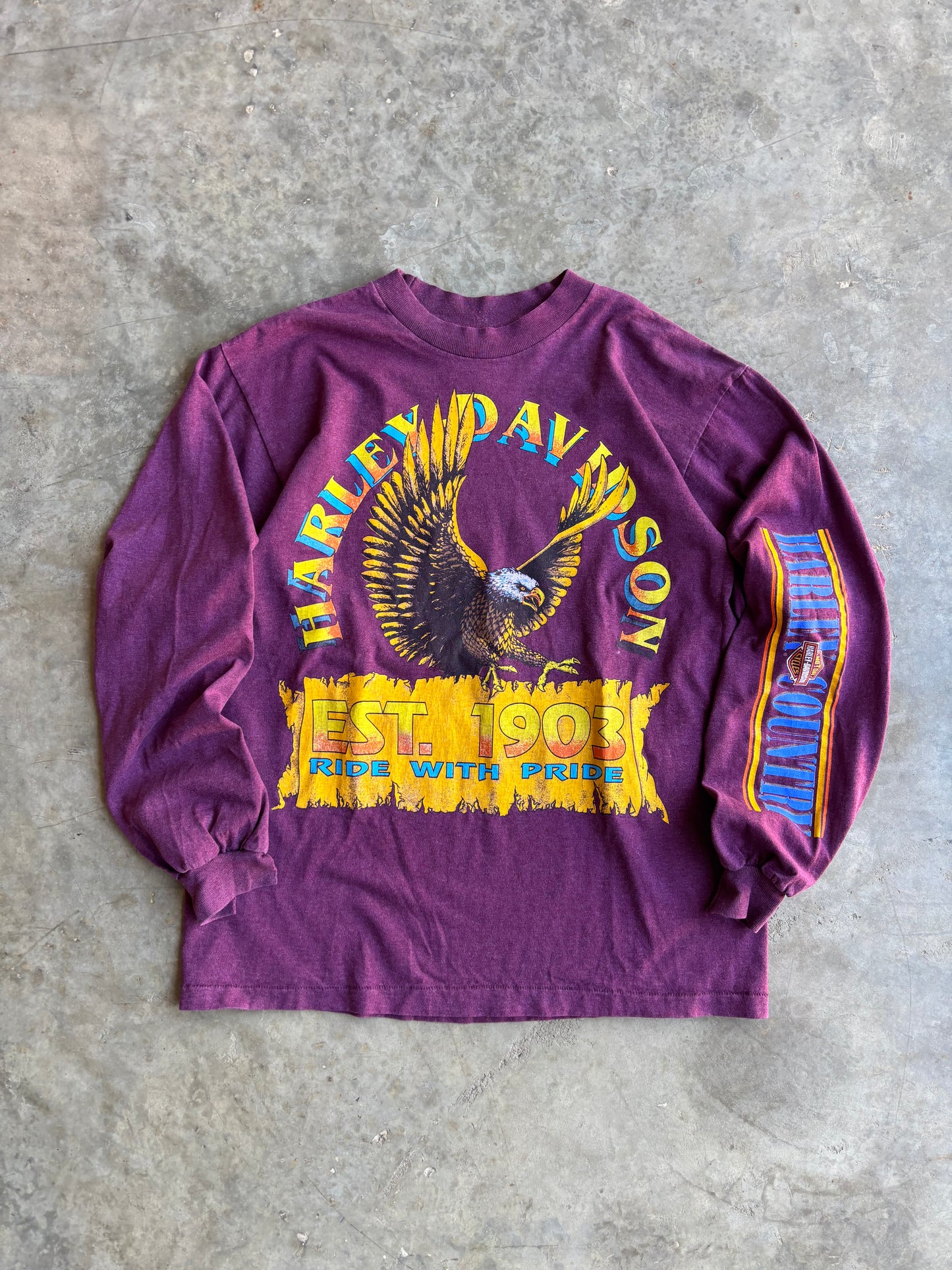 Harley Davidson Long Sleeve Shirt - M