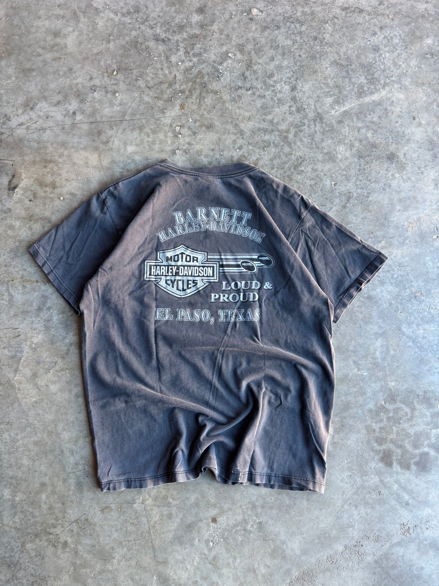 Faded Harley Davidson Shirt - L