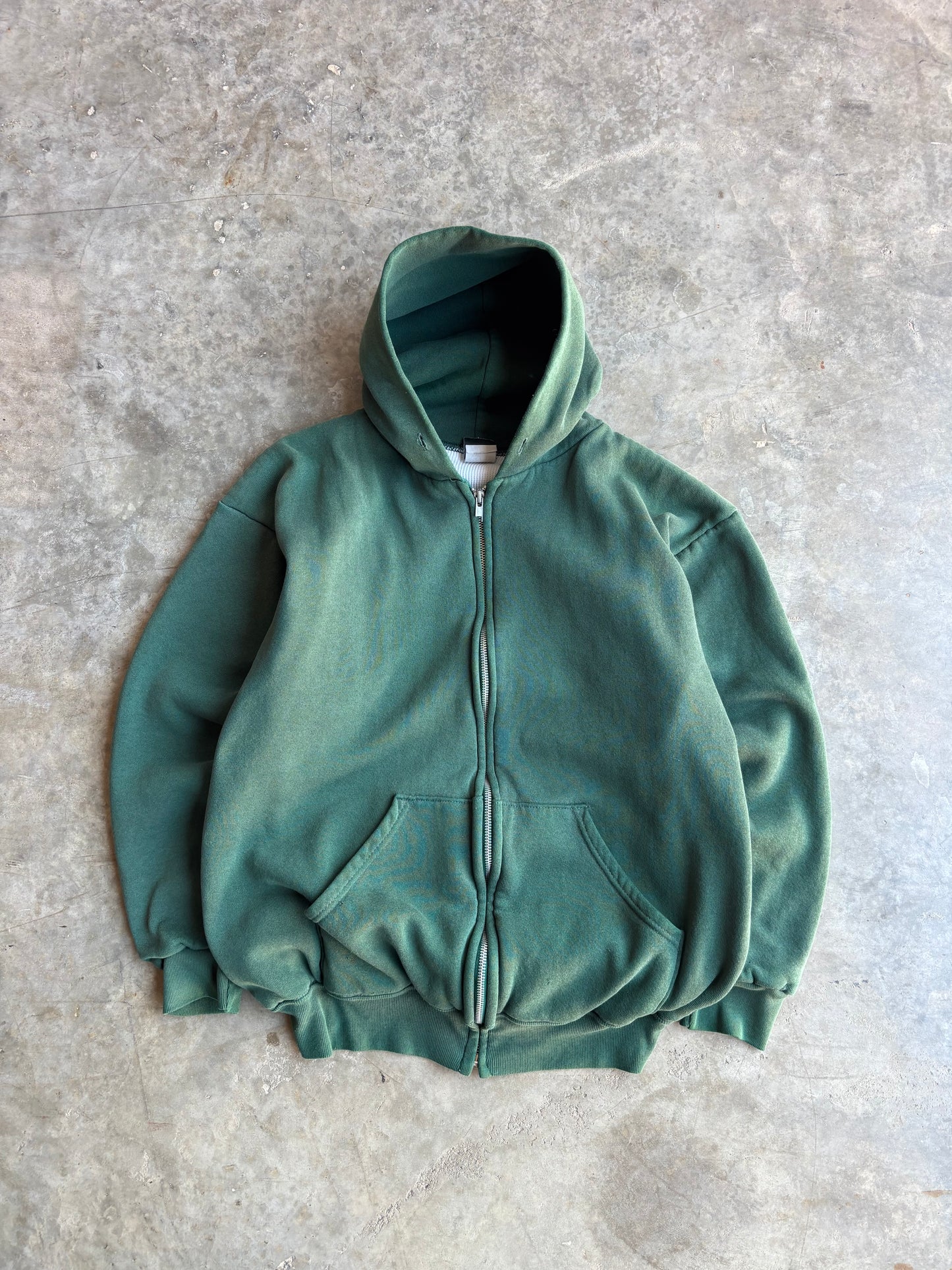 Thermal Lined Zip Up Hoodie - M