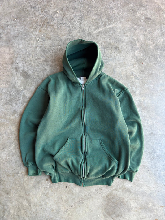 Thermal Lined Zip Up Hoodie - M