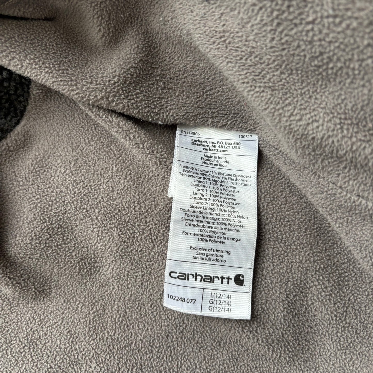 Carhartt Hooded Jacket - Women’s L