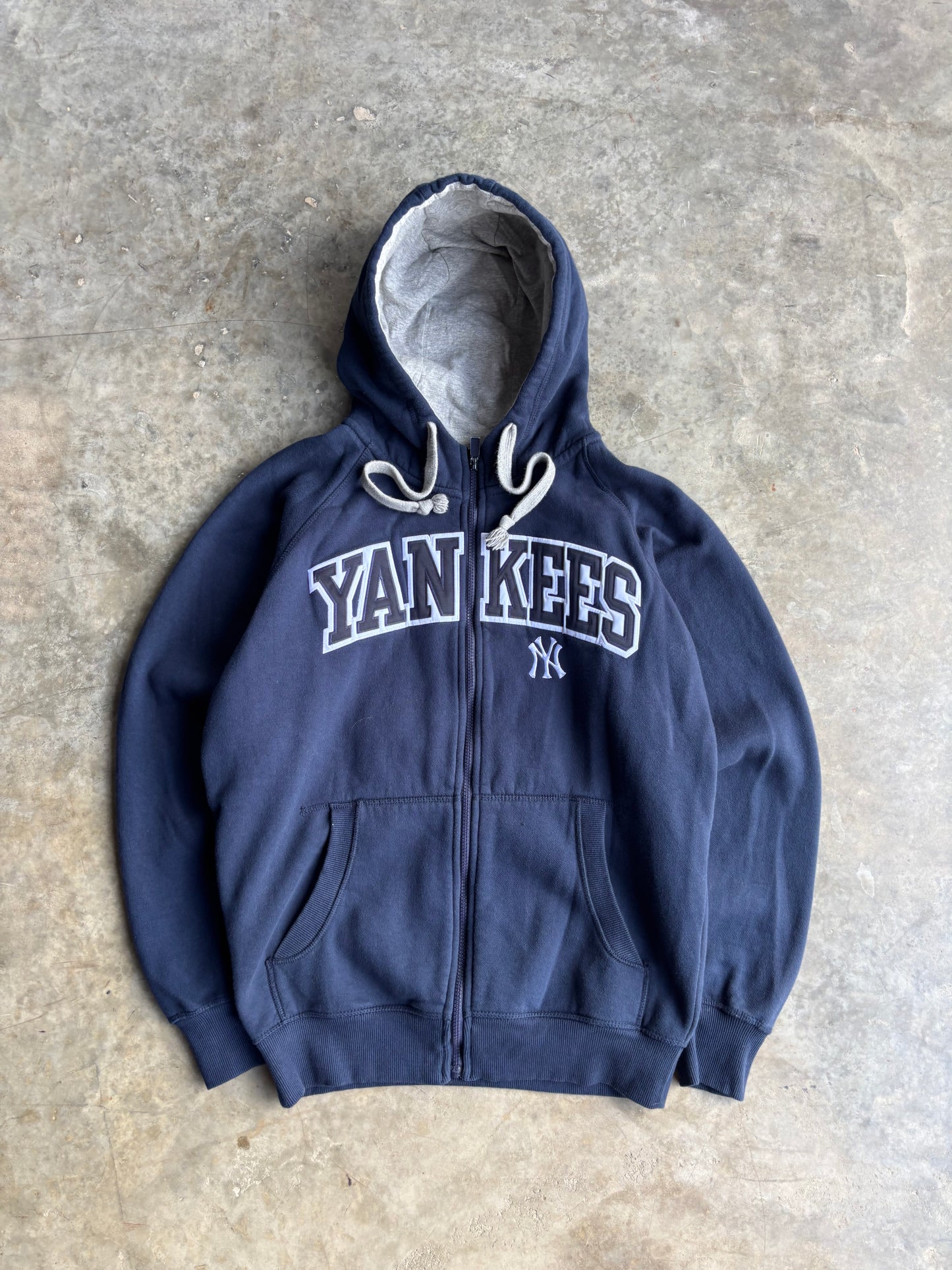 Yankees Zip Up Hoodie - M
