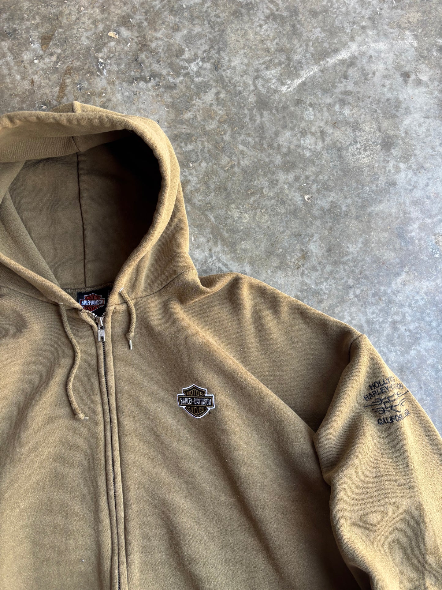 Harley Davidson Zip Up Hoodie - XXL