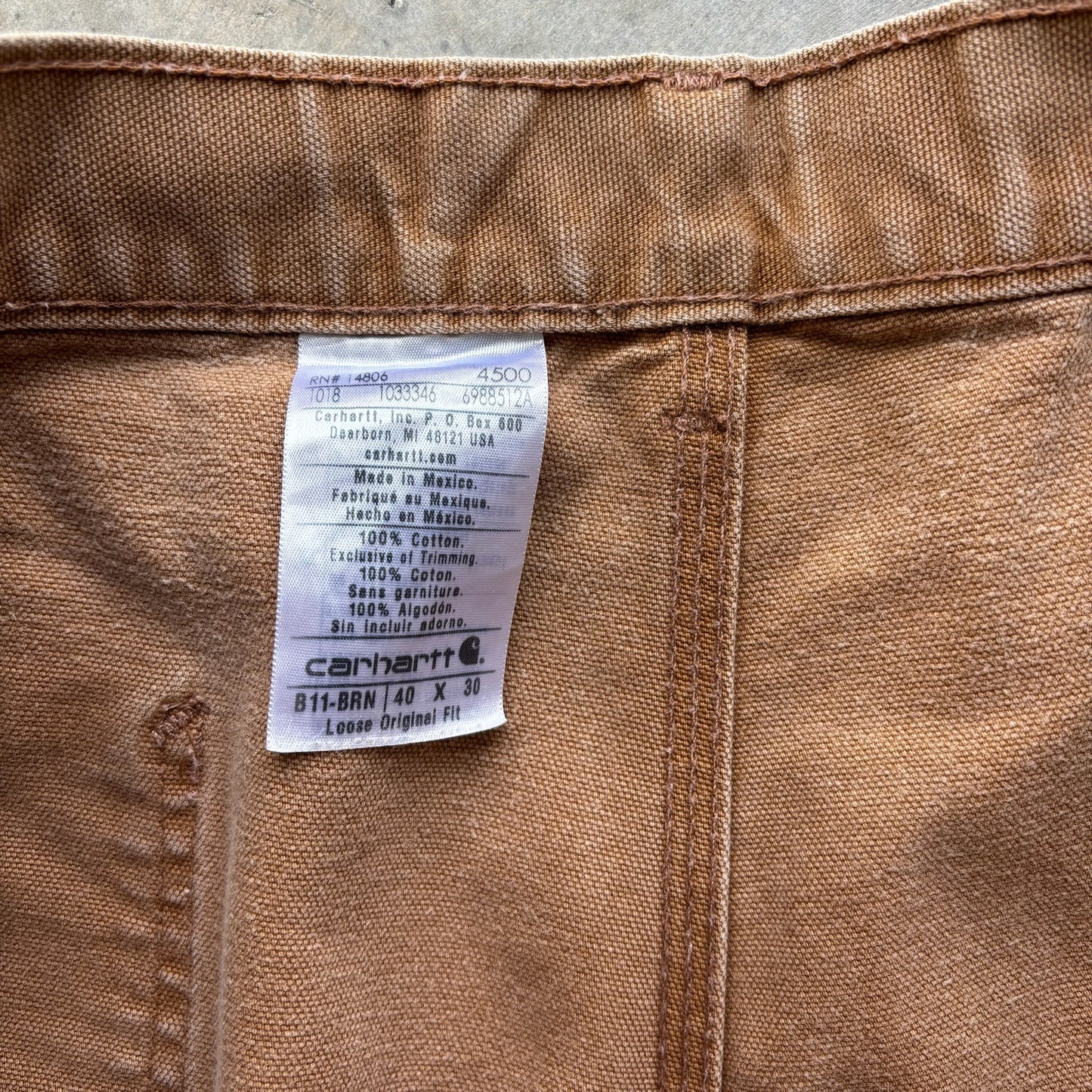 Carhartt Carpenter Pants 40x30”