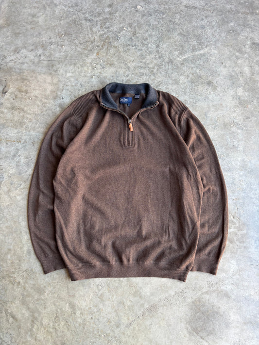 Nat Nast Quarter Zip Sweater - L