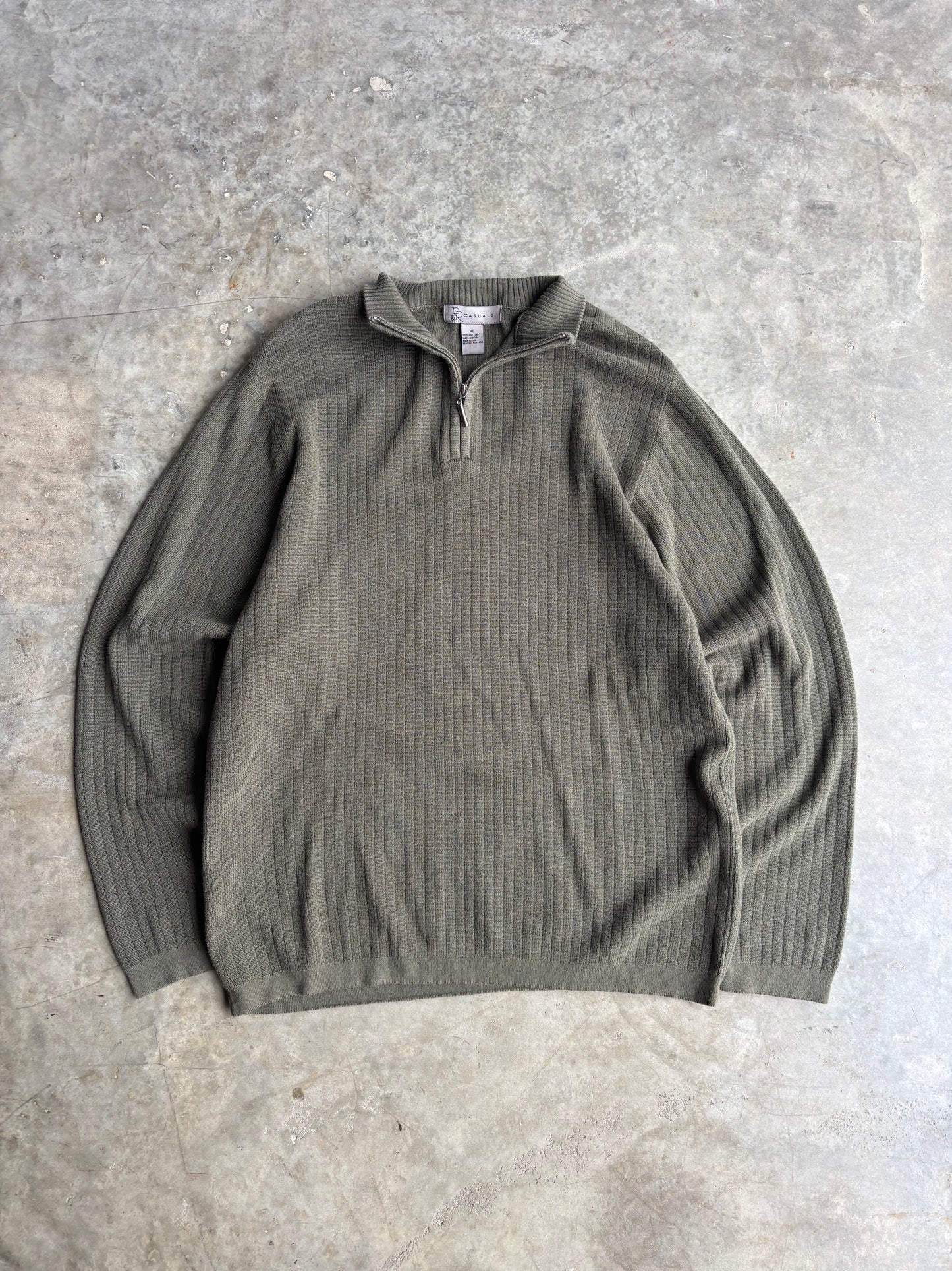 R&R Causals Quarter Zip - XL