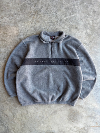 Harley Davidson Fleece Quarter Zip - XL