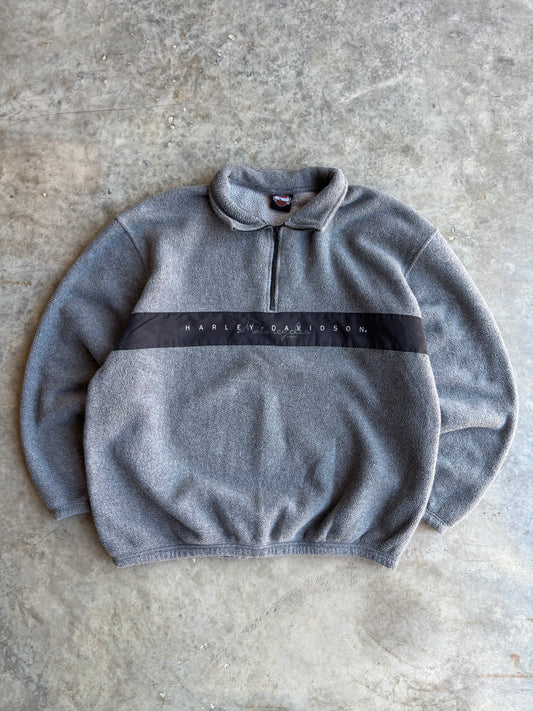 Harley Davidson Fleece Quarter Zip - XL
