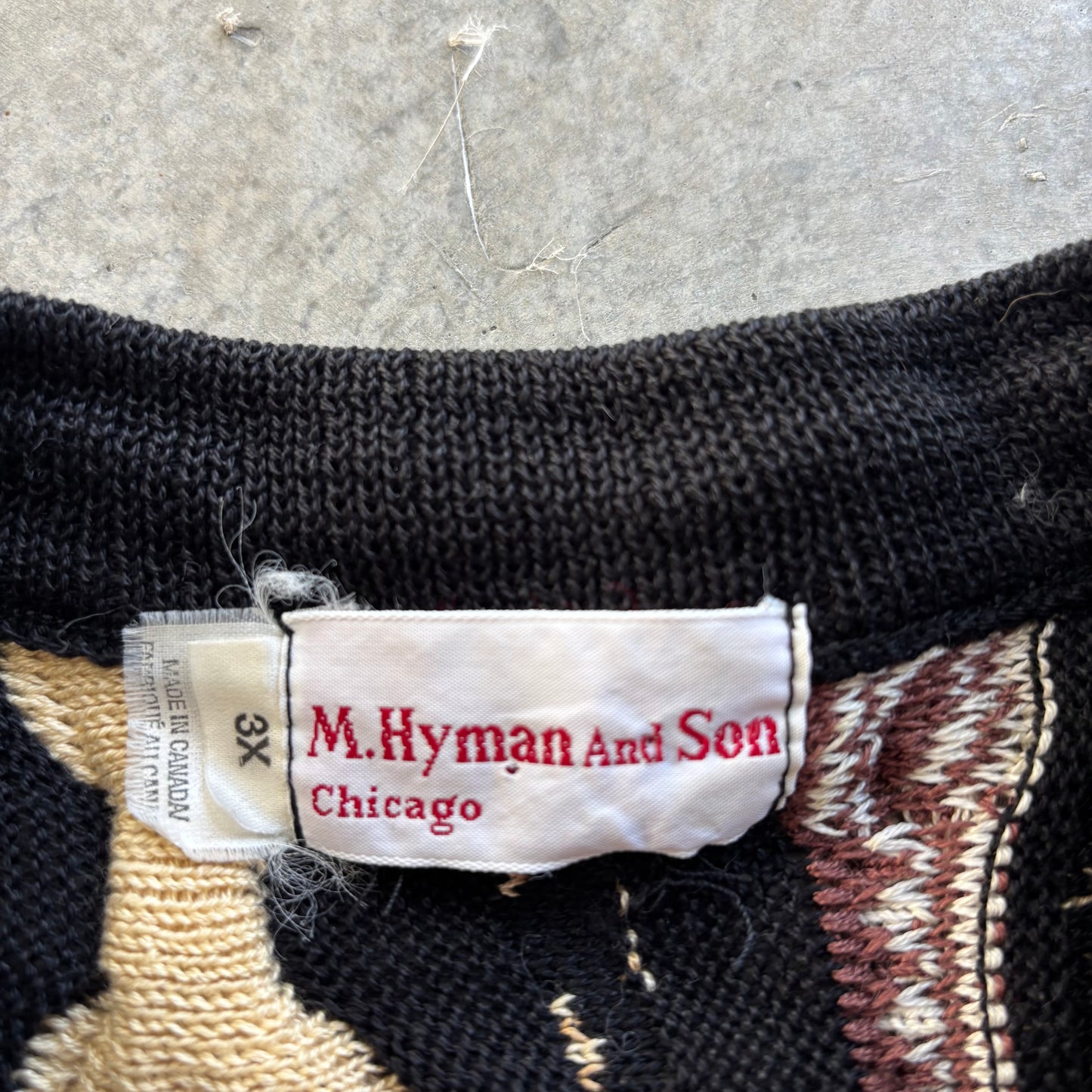 Hyman and Son Sweater - XXXL