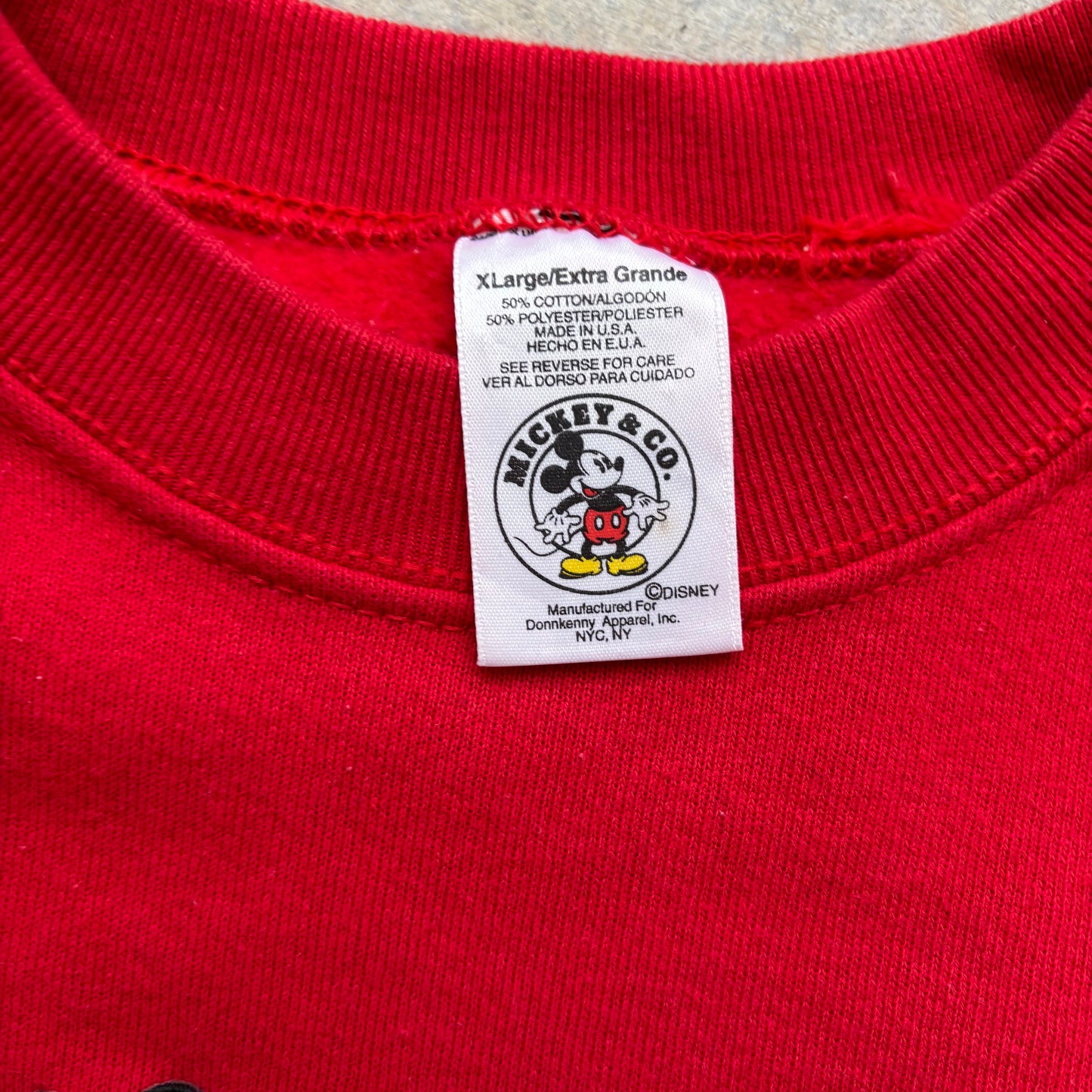 Mickey Mouse Crewneck - L