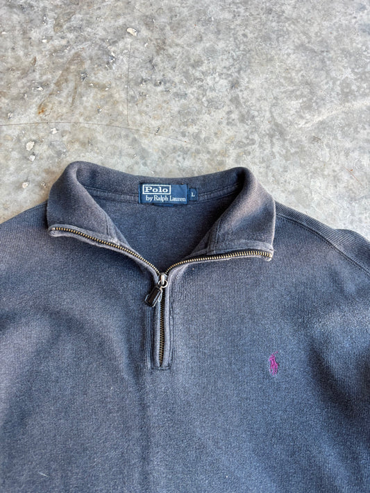 Polo Ralph Lauren Quarter Zip Sweater - L