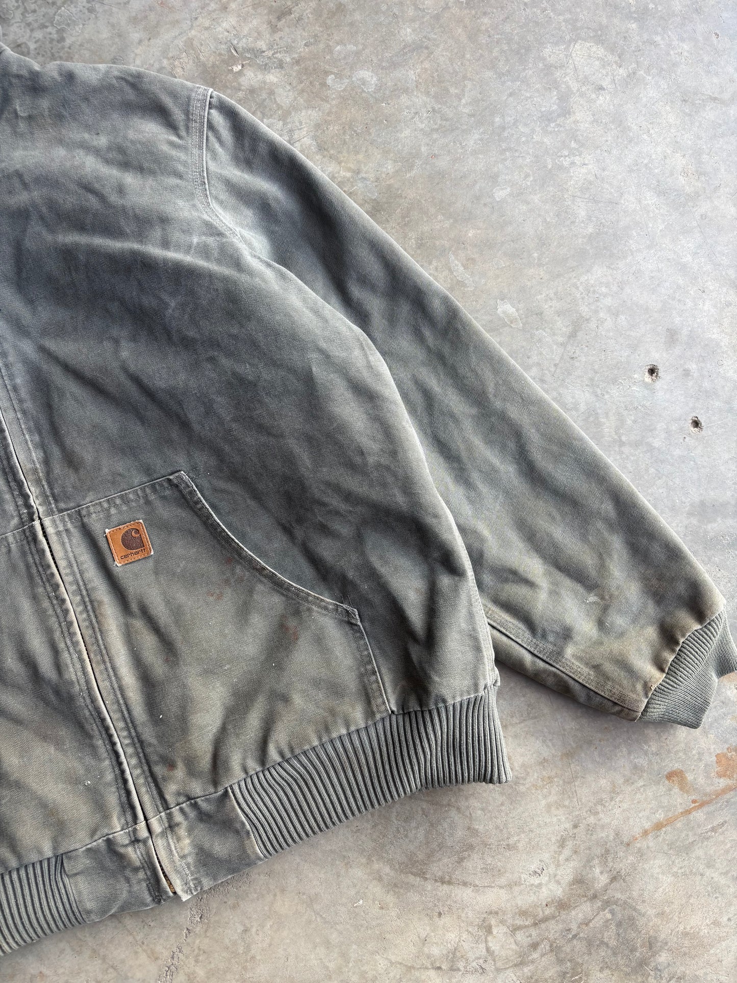 Green Carhartt Hooded Jacket - XXL