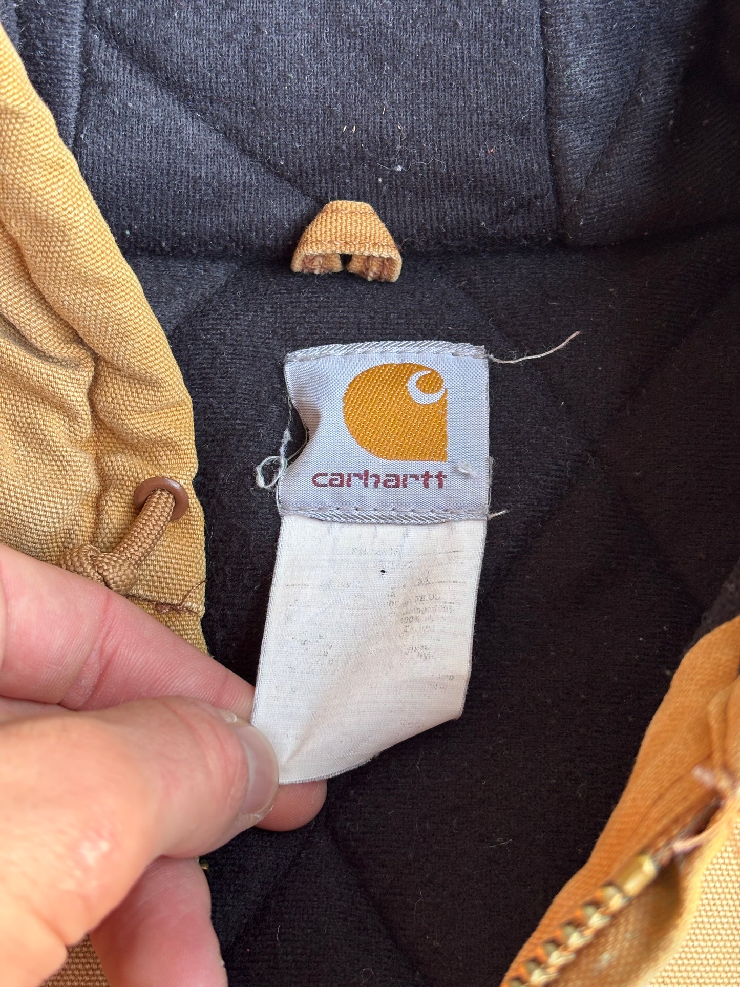 Carhartt Tan Hooded Jacket - XL