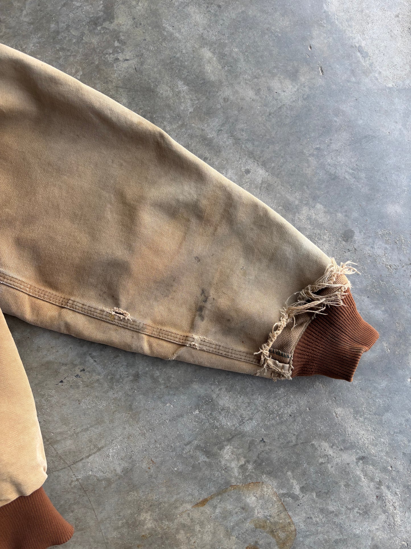 Carhartt Tan Hooded Jacket - XL